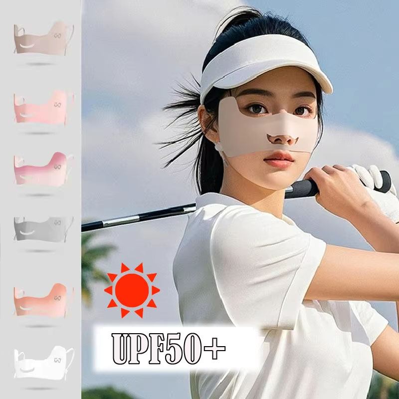 Sports Mask Breathable - Máscara de seda gelo de verão
