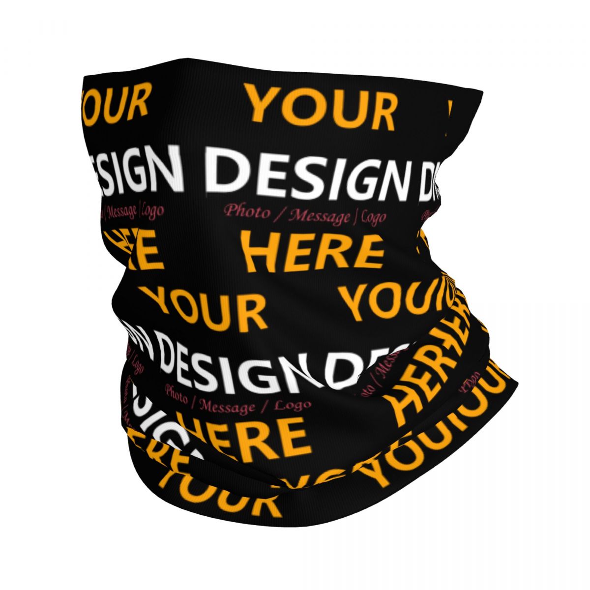 Neck Gaiter Face Cover - Personalize seu design aqui bandana pescoço