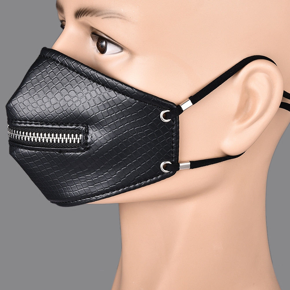 Anti Pollution Mask - Máscara Anti-Poluição para Motocicleta com Zíper,