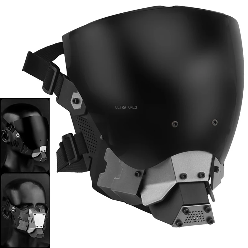 Anti Pollution Mask - Comandante tático cosplay máscara protetora lente