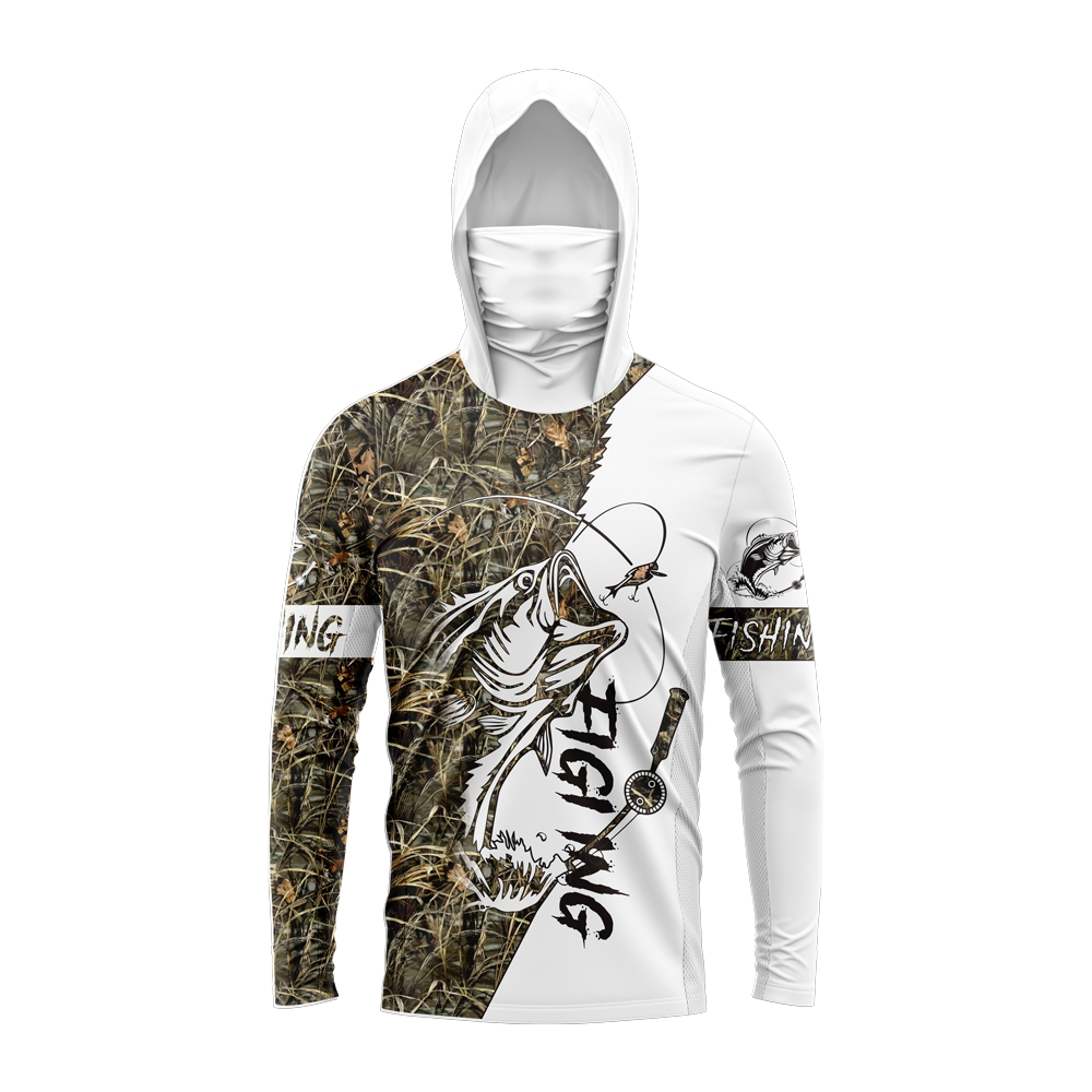 Camiseta de Pesca Masculina co - Sports Mask Breathable avaliação e preço