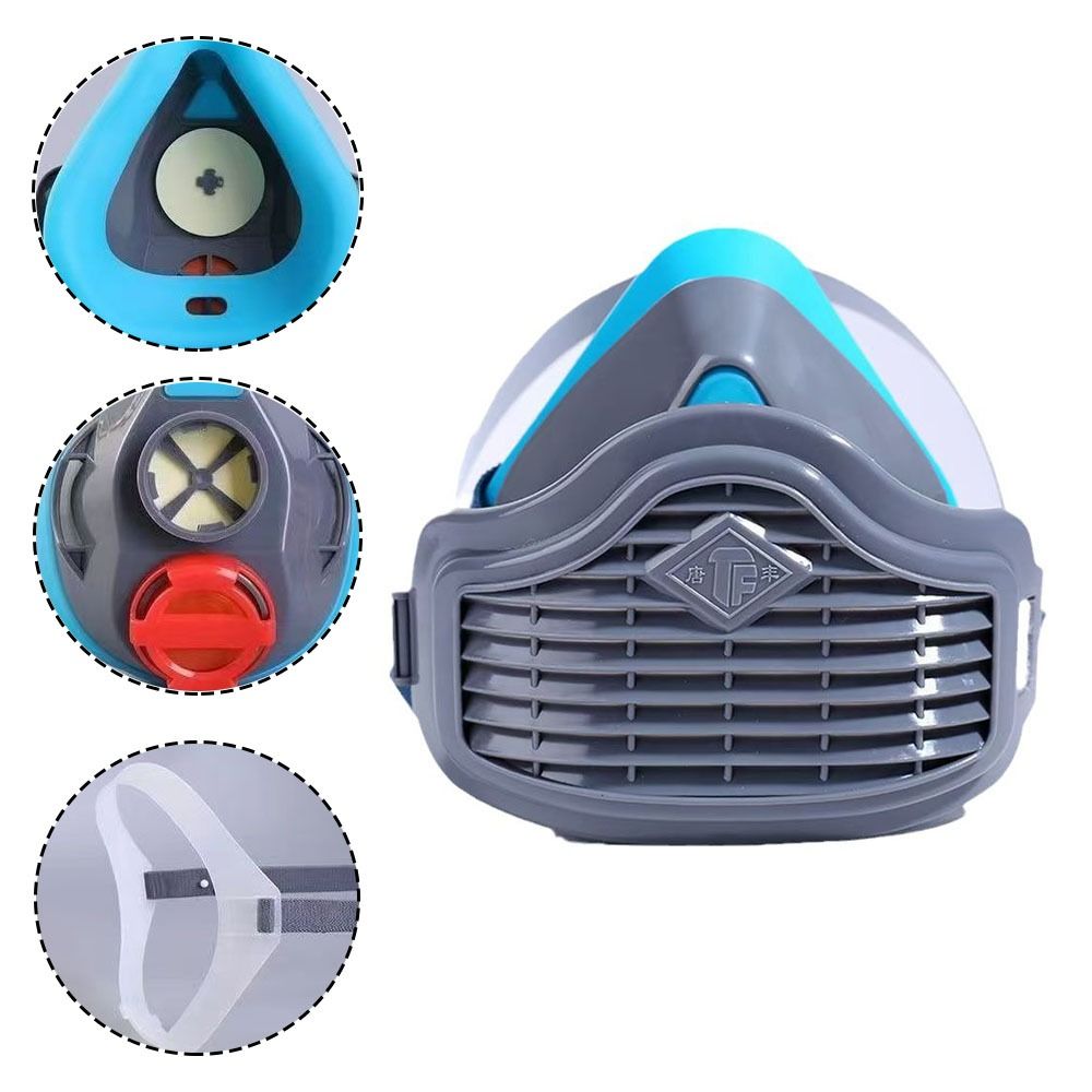 Máscara Facial de Silicone à P - Respirator Half Face avaliação e preço