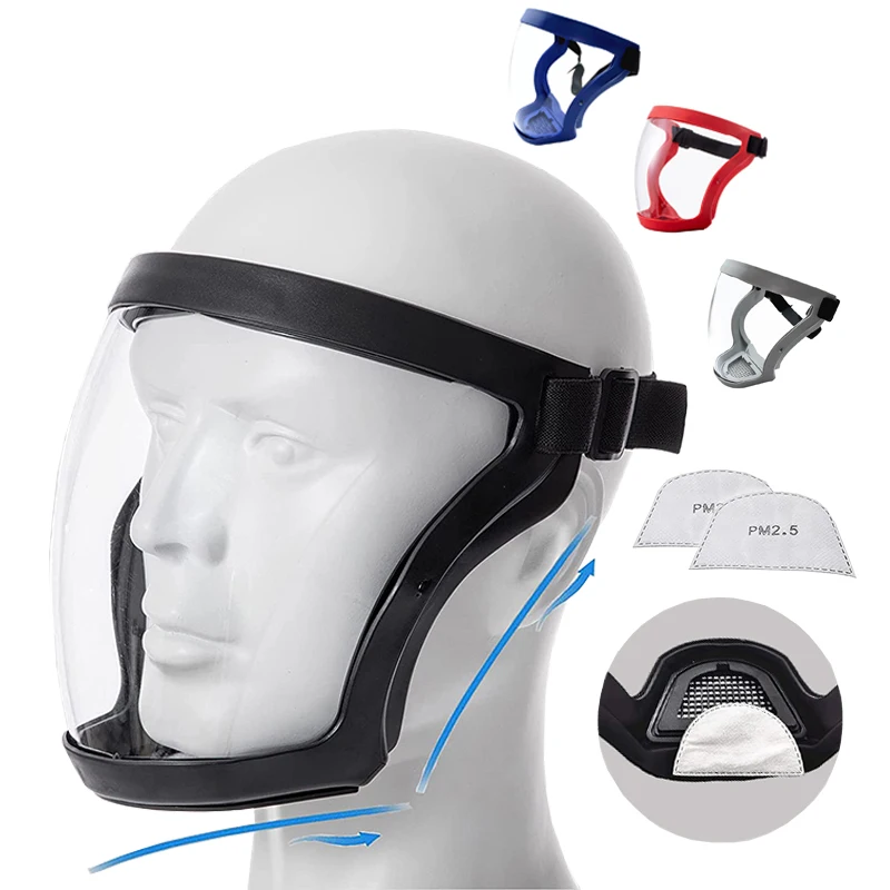 Transparente Full Face Shield  - Anti Pollution Mask avaliação e preço