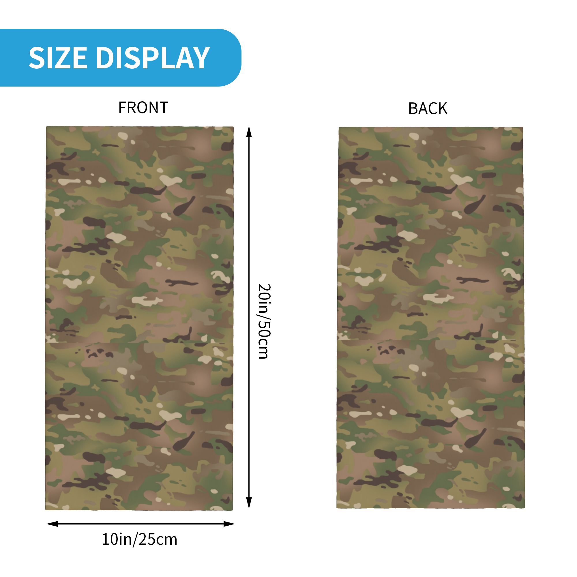 Personalizado militar camuflag - Neck Gaiter Face Cover avaliação e preço