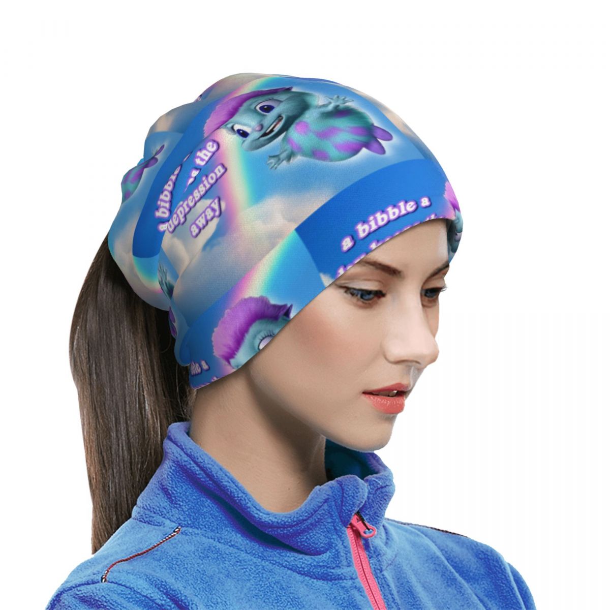 A Bibble A Days evita a depres - Neck Gaiter Face Cover avaliação e preço