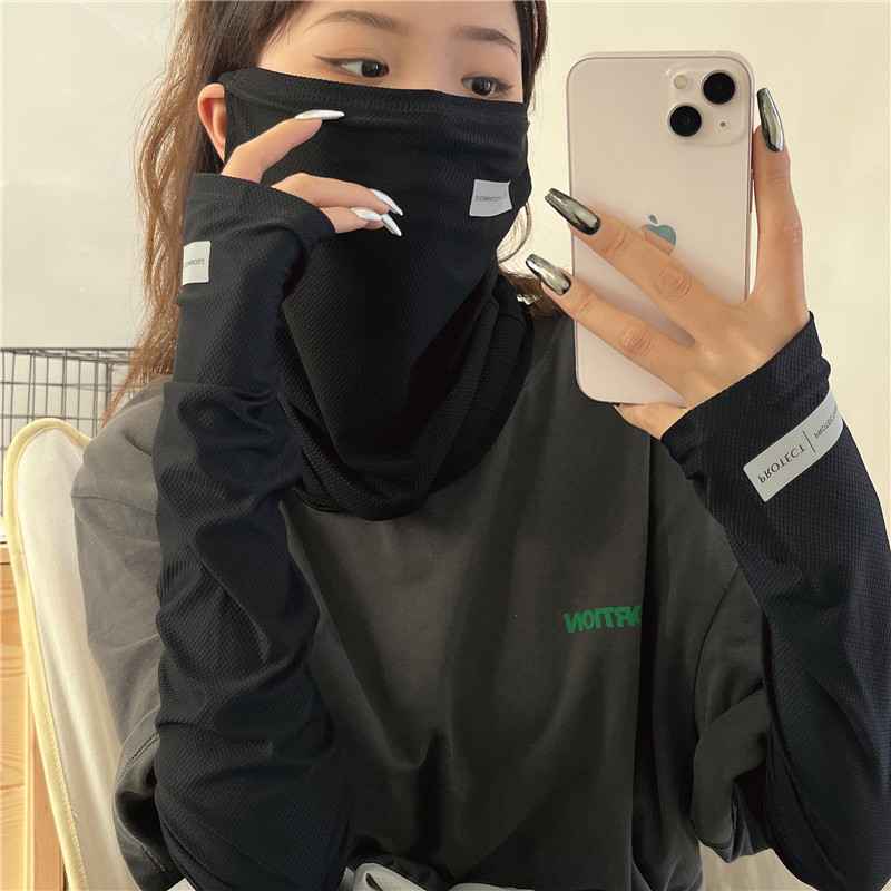 2 pçs conjunto sol proteção uv - Sports Mask Breathable avaliação e preço