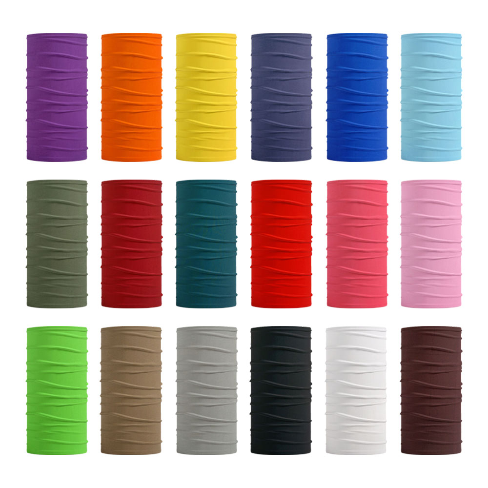 Bandanas de cor sólida sem cos - Neck Gaiter Face Cover avaliação e preço