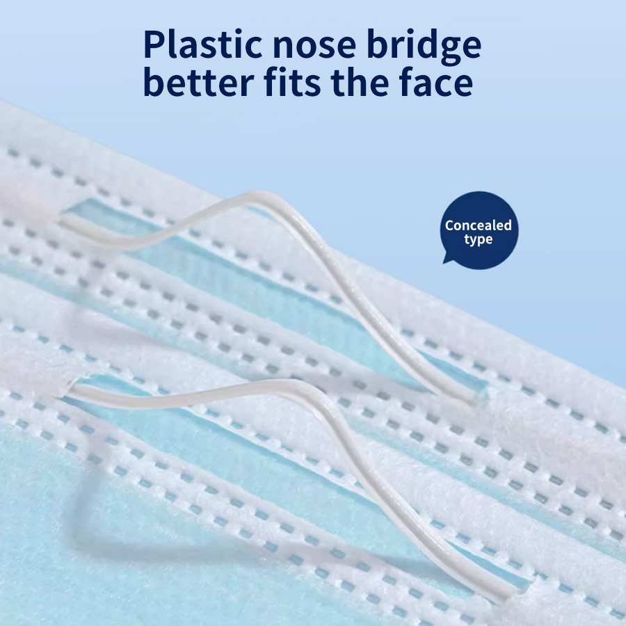 100 Peças de Máscaras Descartá - Disposable Mask Blue avaliação e preço