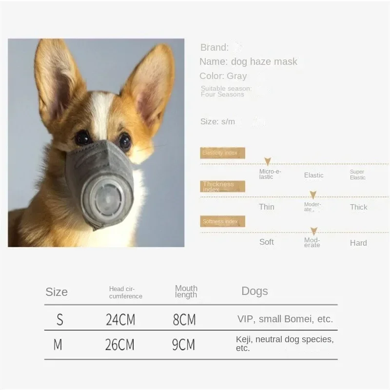 Máscara Anti-neblina para Cães - Anti Pollution Mask avaliação e preço